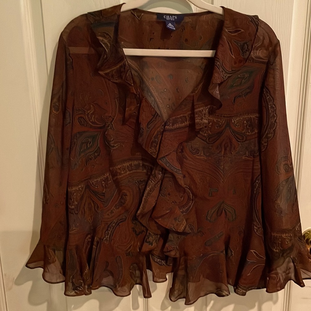 Chaps paisley print wrap